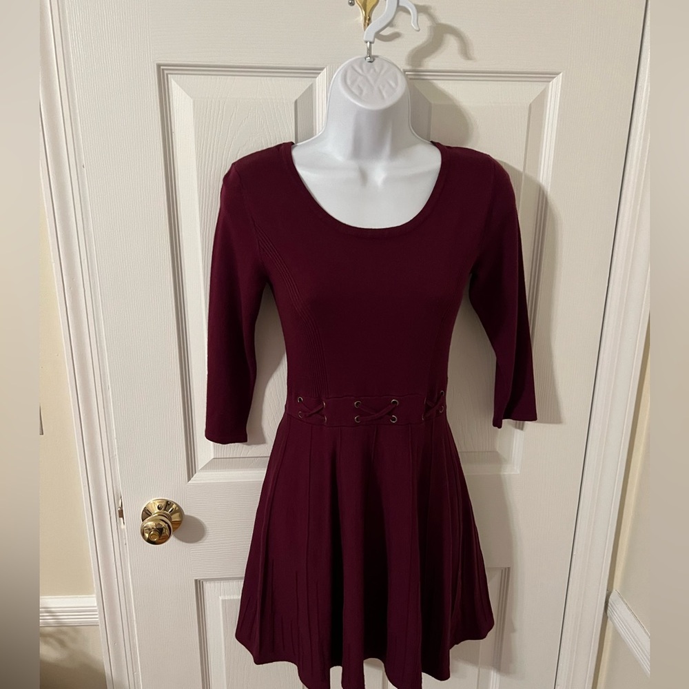 BCX - Plum Sweater Dress